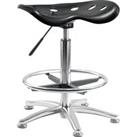 TEKNIK OF5004-ST BLK Polypropylene Chair - Black