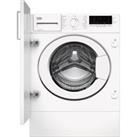 BEKO WTIK74111 Integrated 7 kg 1400 Spin Washing Machine, White