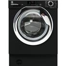 HOOVER H-Wash 300 HBWS48D1ACBE Integrated 8 kg 1400 Spin Washing Machine ? Black, Black