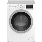 BEKO WDEX8540430W Bluetooth 8 kg Washer Dryer - White, White