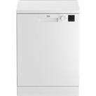BEKO DVN04X20W Full-size Dishwasher - White, White