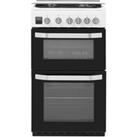 HOTPOINT HD5G00CCW/UK 50 cm Gas Cooker - White, Silver/Grey