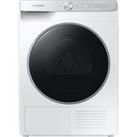 SAMSUNG DV90T8240SH/S1 WiFi-enabled 9 kg Heat Pump Tumble Dryer - White, White