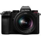 PANASONIC Lumix DC-S5KE-K Mirrorless Camera with 20-60 mm f/3.5-5.6 Lens - Black, Black