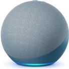 AMAZON Echo (4th Gen) Smart Speaker with Alexa - Twilight Blue, Blue