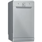 INDESIT DSFE 1B10 S UK N Slimline Dishwasher - Silver, Silver/Grey