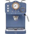 Swan Nordic Pump Espresso Coffee Machine Blue- SK22110BLUN - Brand New