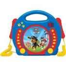 LEXIBOOK Paw Patrol CD Player with Microphones, Blue,Red,Yellow