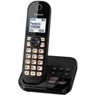 PANASONIC KX-TGC460EB Cordless Phone - Black, Black