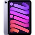 APPLE 8.3" iPad mini Cellular (2021) - 256 GB, Purple, Silver/Grey,Purple