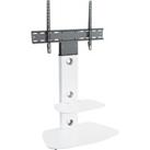 AVF Reflections Lucerne FSL700LUCSWW 700 mm TV Stand with Bracket - White, White