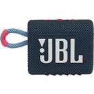JBL GO3 Portable Bluetooth Speaker - Blue & Pink, Blue,Pink