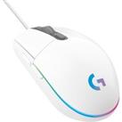 LOGITECH G203 Lightsync Optical Gaming Mouse - White, White