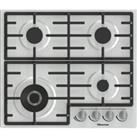 HISENSE GM663XB Gas Hob - Stainless Steel, Stainless Steel