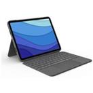 LOGITECH Combo Touch iPad Pro 11" Keyboard Folio Case - Grey, Silver/Grey