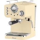 SWAN Retro Pump Espresso SK22110CN Coffee Machine - Cream, Cream