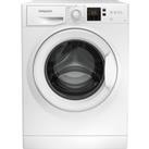 HOTPOINT NSWR 743U WK UK N 7 kg 1400 Spin Washing Machine - White, White