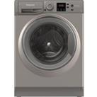HOTPOINT NSWR 743U GK UK N 7 kg 1400 Spin Washing Machine - Graphite, Silver/Grey
