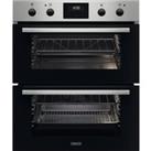 ZANUSSI FanCook ZPHNL3X1 Electric Built-under Double Oven - Stainless Steel, Stainless Steel