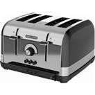 MORPHY RICHARDS Venture Retro 240331 4-Slice Toaster - Black