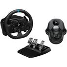Logitech G923 PS4 & PC Racing Wheel, Pedals & Driving Force Shifter Bundle