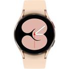 SAMSUNG Galaxy Watch4 4G with Bixby & Google Assistant - Pink Gold, 40 mm, Pink,Gold