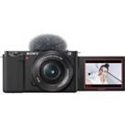 SONY ZV-E10L Mirrorless Vlogging Camera with E PZ 16-50 mm f/3.5-5.6 OSS Lens, Black