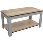 AVF Whitesands FT90WSSG Coffee Table - Wood & Grey