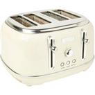 HADEN Highclere 197252 4-Slice Toaster - Cream