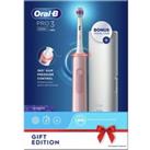 ORAL B Pro 3 3500 Electric Toothbrush - Pink, Pink