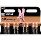 DURACELL Plus AA Alkaline Batteries - Pack of 8