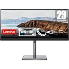 LENOVO L29w-30 Wide Full HD 29 IPS LED Monitor - Black, Black