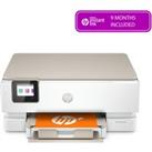 HP ENVY Inspire 7224e All-in-One Wireless Inkjet Printer & Instant Ink with HP, White,Silver/Gre