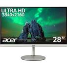 ACER CB282Ksmiiprx 4K Ultra HD 28? LED Monitor - Black & Silver, Black,Silver/Grey