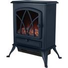 WARMLITE Stirling WL46018MB Electric Stove Fire - Midnight Blue, Blue