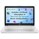 HP Stream 11-ak0515sa 11" Laptop - IntelCeleron£, 64 GB eMMC, White, White