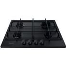 HOTPOINT PPH 60P F NB 55 cm Gas Hob - Anthracite, Black,Silver/Grey