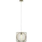 INTERIORS by Premier Aselo Pendant Ceiling Light - Silver