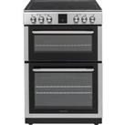 KENWOOD KDC66SS22 60 cm Electric Ceramic Cooker - Silver, Silver/Grey