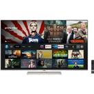 50 JVC LT-50CF820 Fire TV Edition Smart 4K Ultra HD HDR QLED TV with Amazon Alexa, Silver/Grey,Black