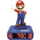LEXIBOOK RL800NI Nightlight Alarm Clock - Super Mario, Red,Blue