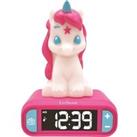 LEXIBOOK RL800UNI Nightlight Alarm Clock - Unicorn, Pink,White