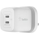 BELKIN WCH011myWH 45 W Dual USB Type-C Wall Charger, White