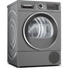 BOSCH Serie 6 WQG245R9GB 9 kg Heat Pump Tumble Dryer - Grey, Silver/Grey