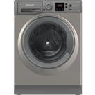 HOTPOINT NSWM 1045C GG UK N 10 kg 1400 Spin Washing Machine - Graphite, Silver/Grey
