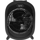 IGENIX IG9022 Portable Hot & Cool Fan Heater - Black, Black