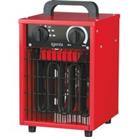 IGENIX IG9302 Portable Fan Heater - Red & Black, Red,Black