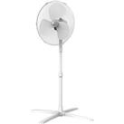 IGENIX DF1655 16" Pedestal Fan - White, White