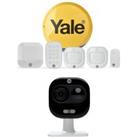 Yale Sync IA-320 Smart Alarm Kit & Outdoor Camera Bundle, White