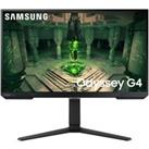 SAMSUNG Odyssey G4 Full HD 27 IPS LCD Gaming Monitor - Black, Black